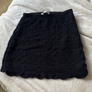 Abercrombie crochet skirt